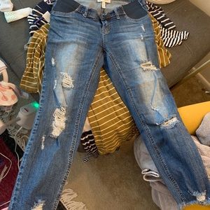 Jessica Simpson maternity jeans